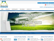 Tablet Screenshot of printingtodayonline.com